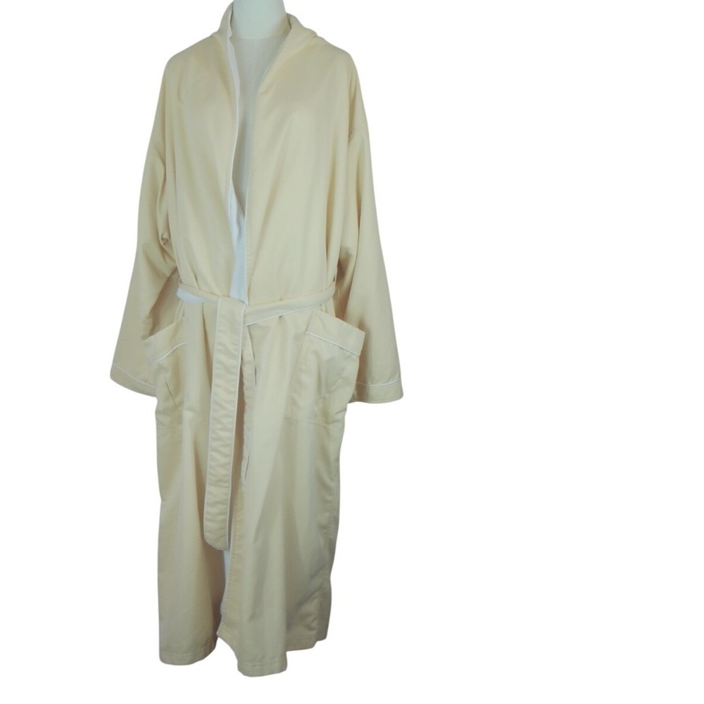 Chadsworth & Haig Men's Size 2X‎ Luxury Bath Robe Unisex Beige Spa Pockets